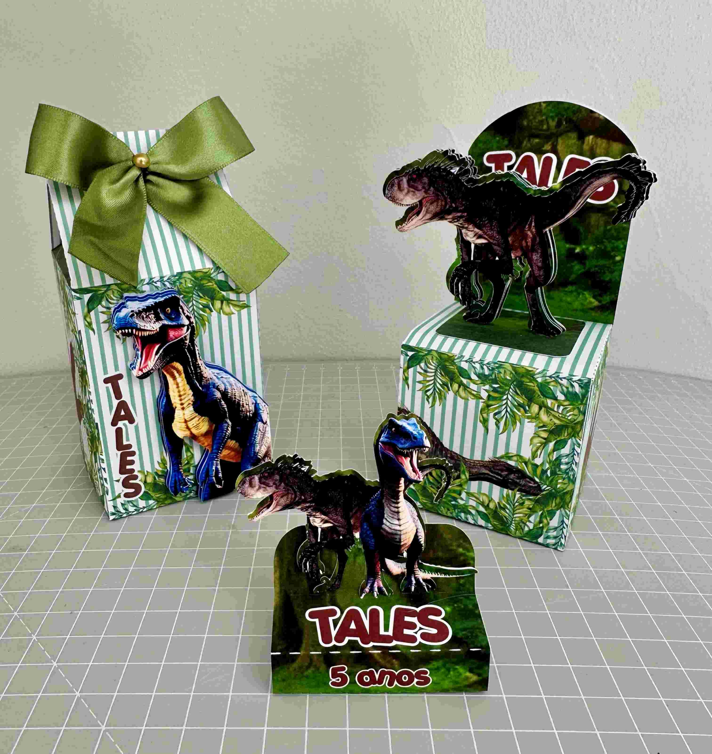 Papelaria personalizada Dinossauro Linha Clássica