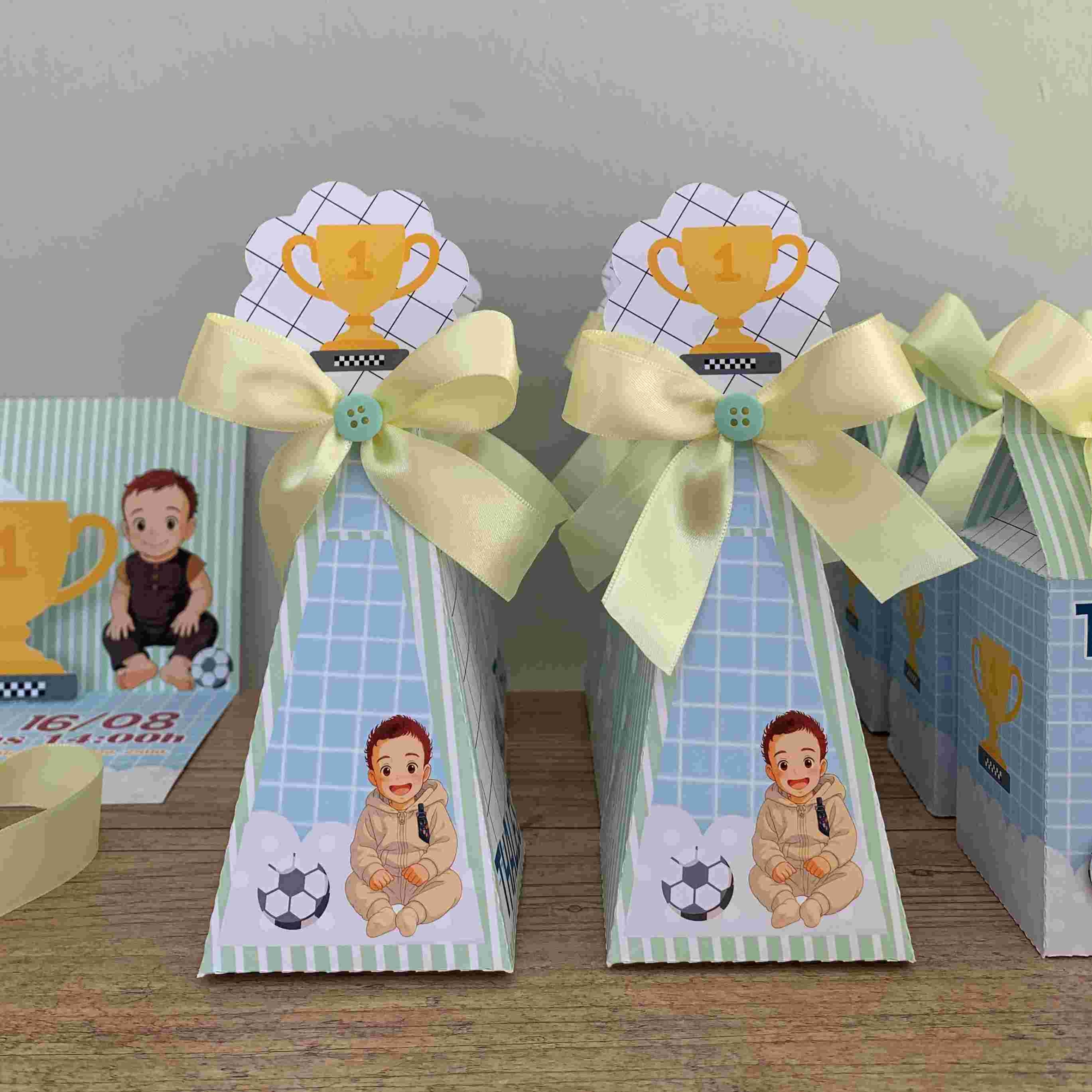 Papelaria personalizada Futebol Candy Color Linha Clássica