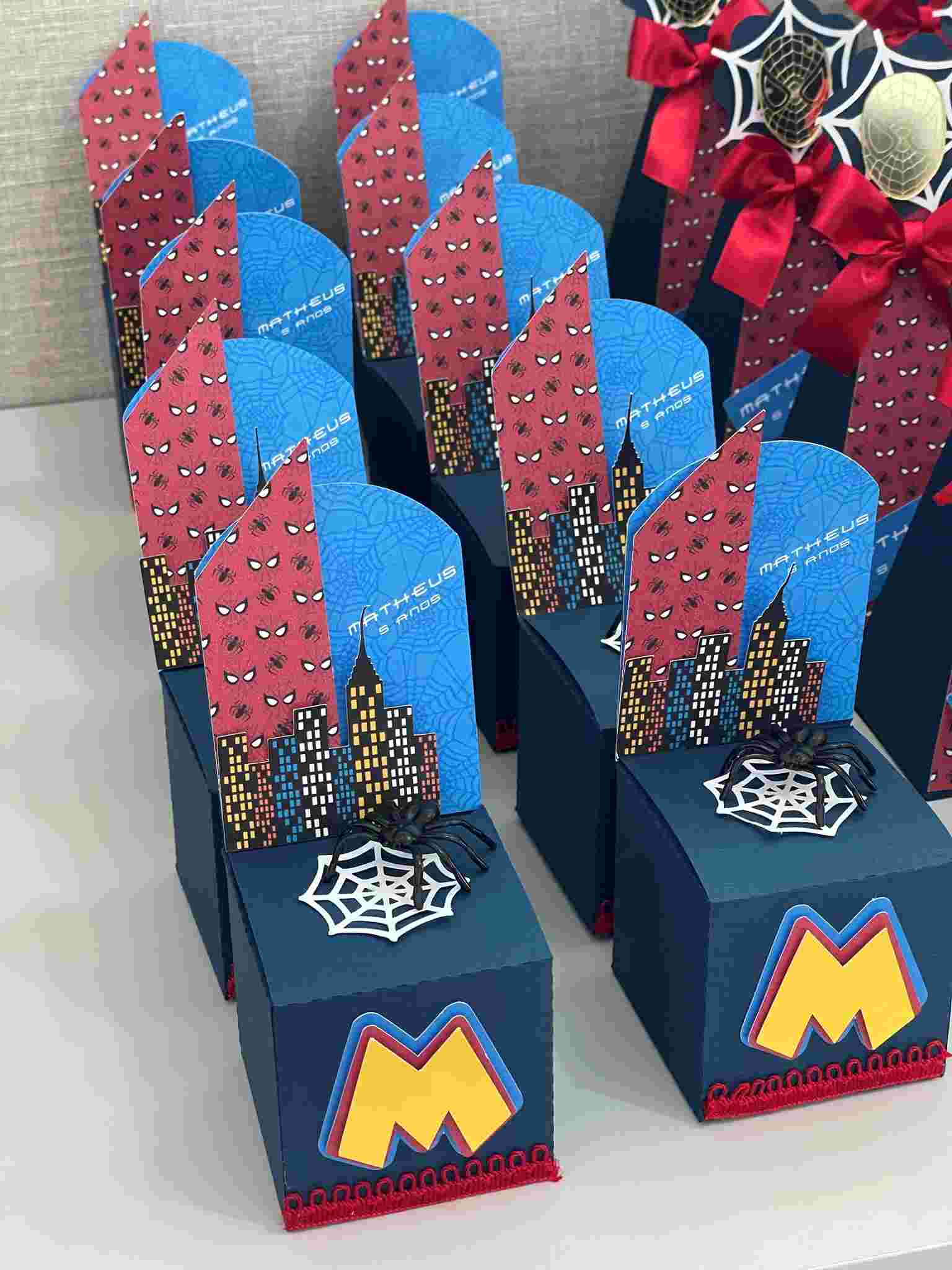 Papelaria personalizada Homem Aranha Linha Luxo