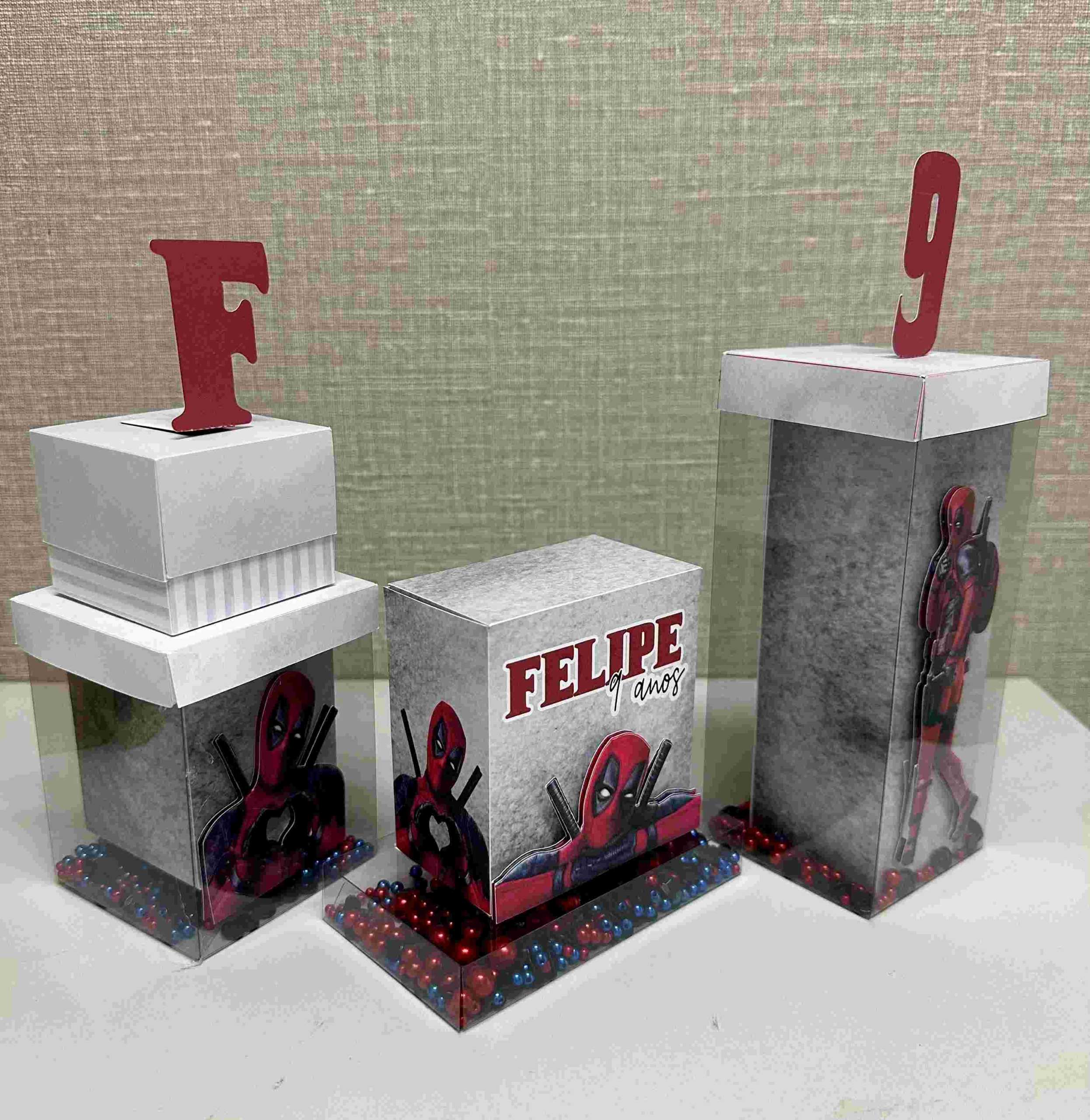 Papelaria personalizada Deadpool Linha Premium - Imagem 2