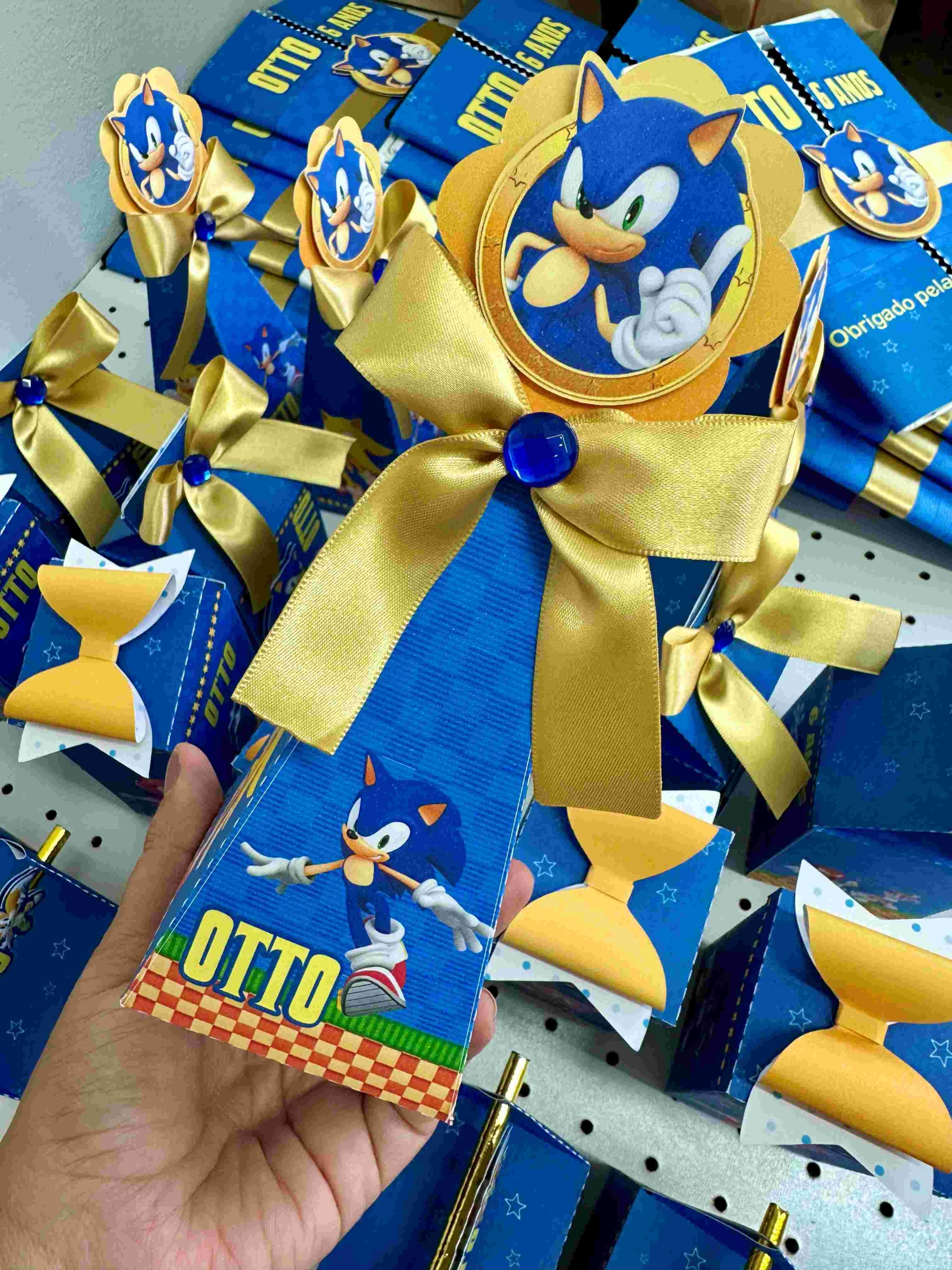 Papelaria personalizada Sonic Linha Clássica - Imagem 2