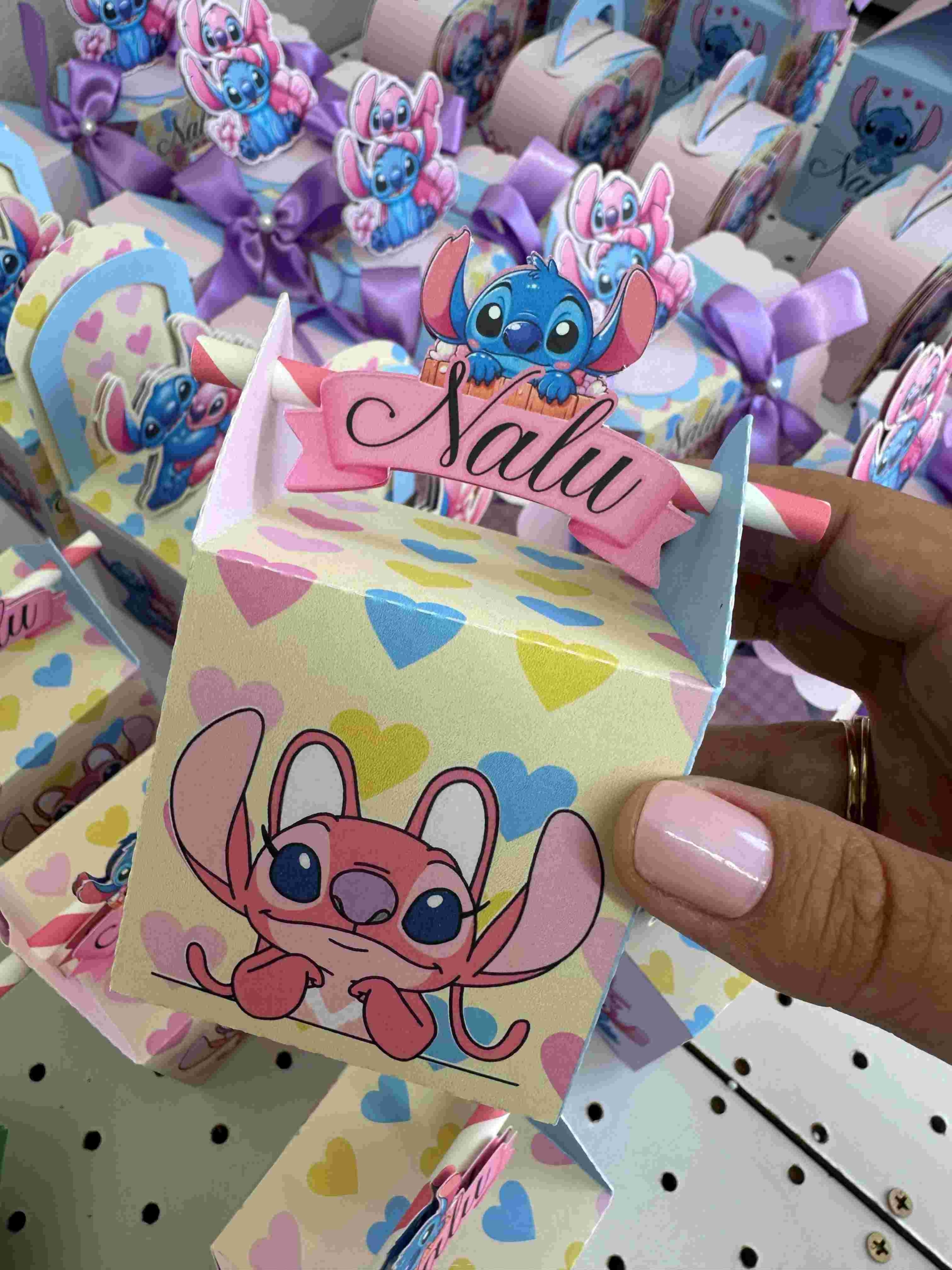Papelaria personalizada Lilo Stitch e Angel Linha Clássica - Imagem 6