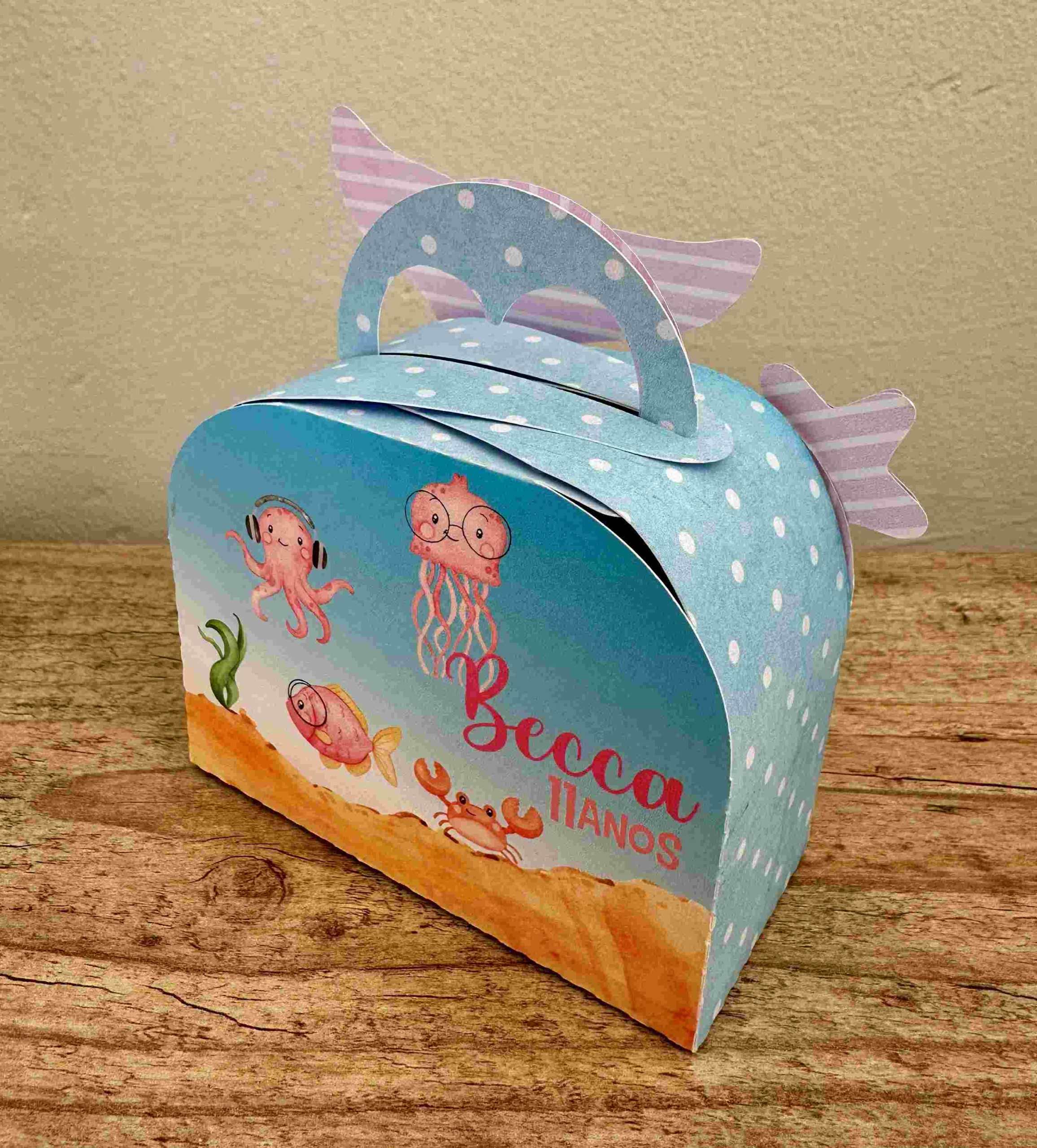 Papelaria personalizada Maleta Sereia Linha Clássica - Imagem 2