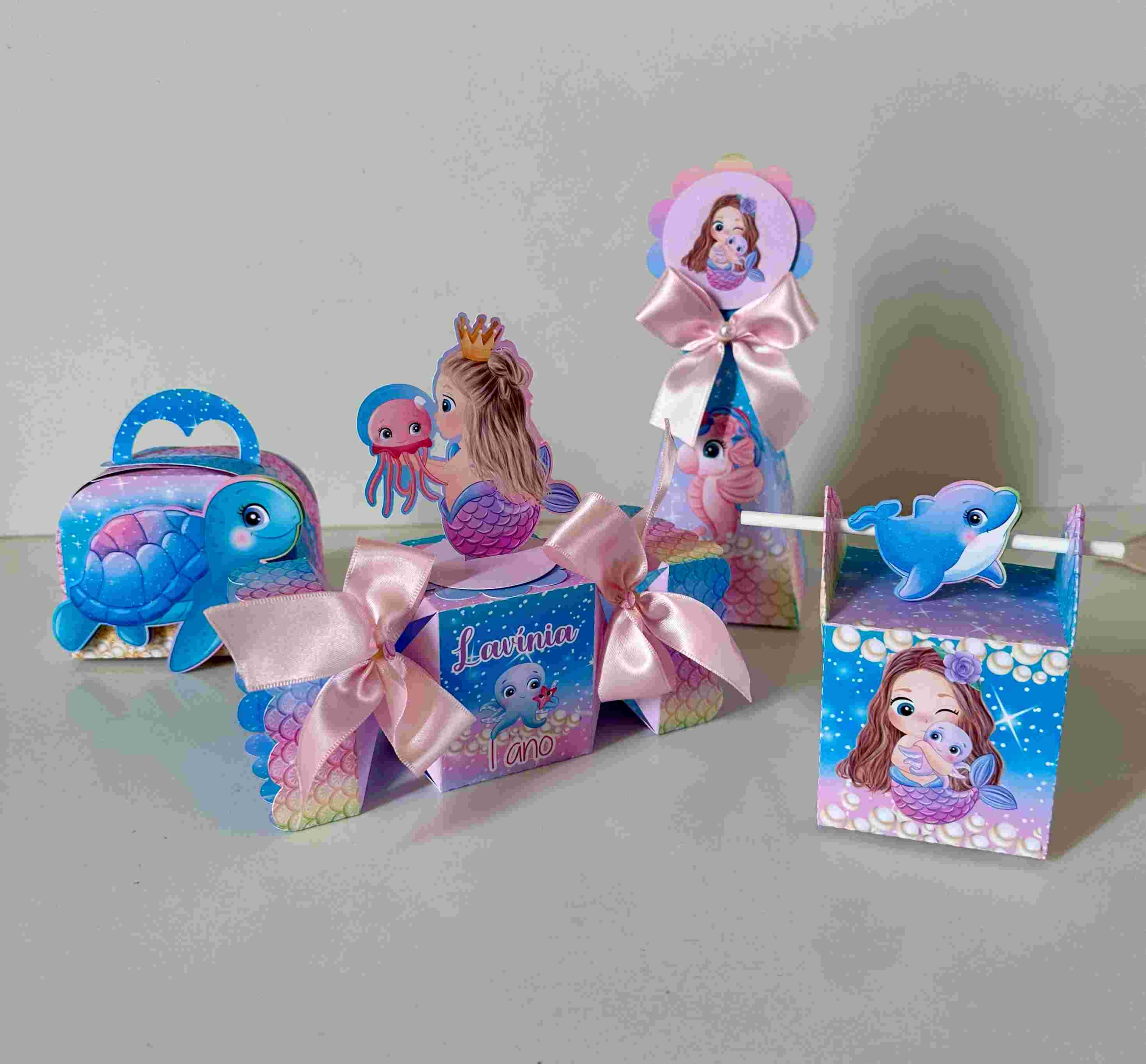Papelaria personalizada Sereia Linha Clássica