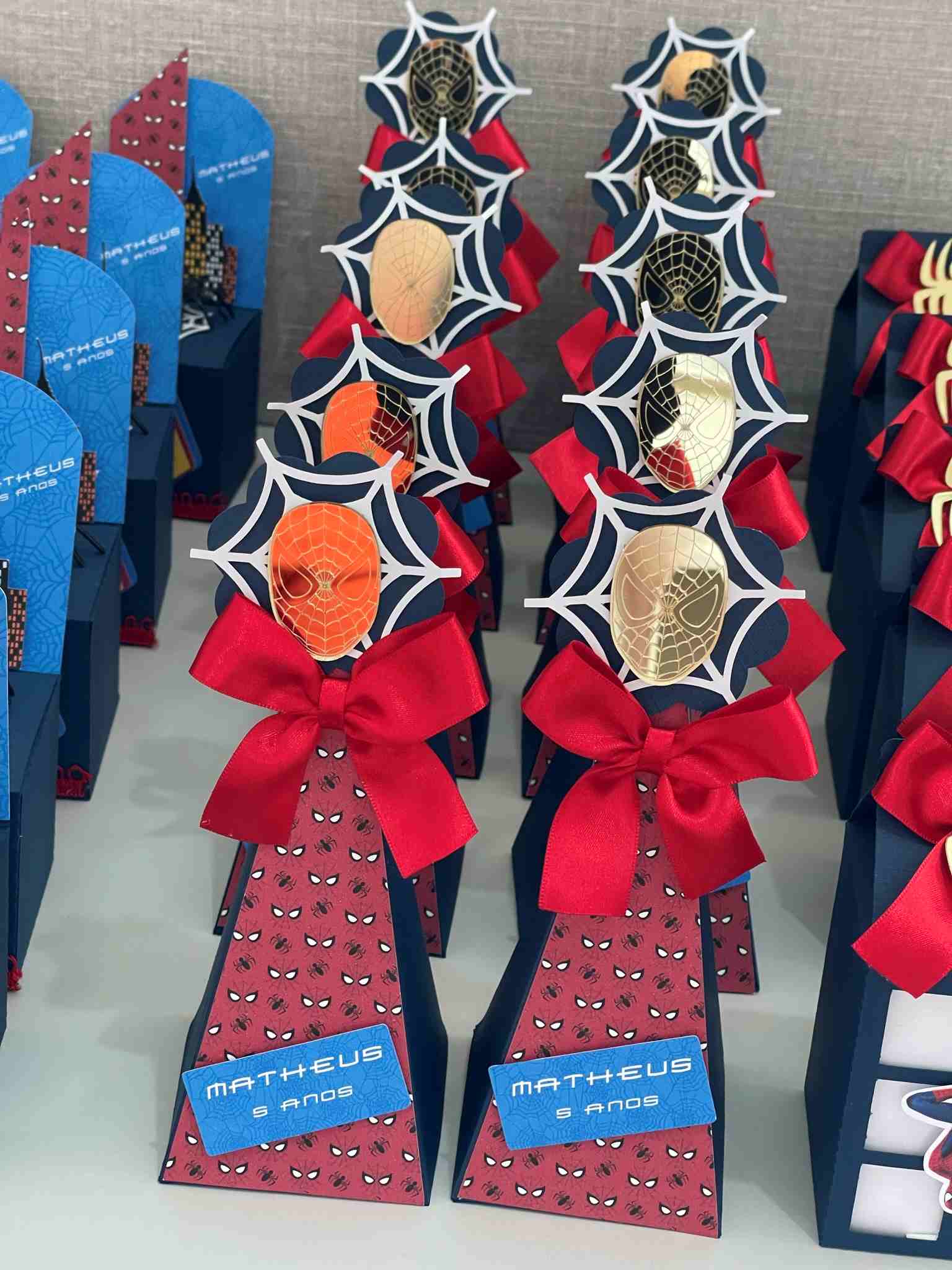 Papelaria personalizada Homem Aranha Linha Luxo - Imagem 2