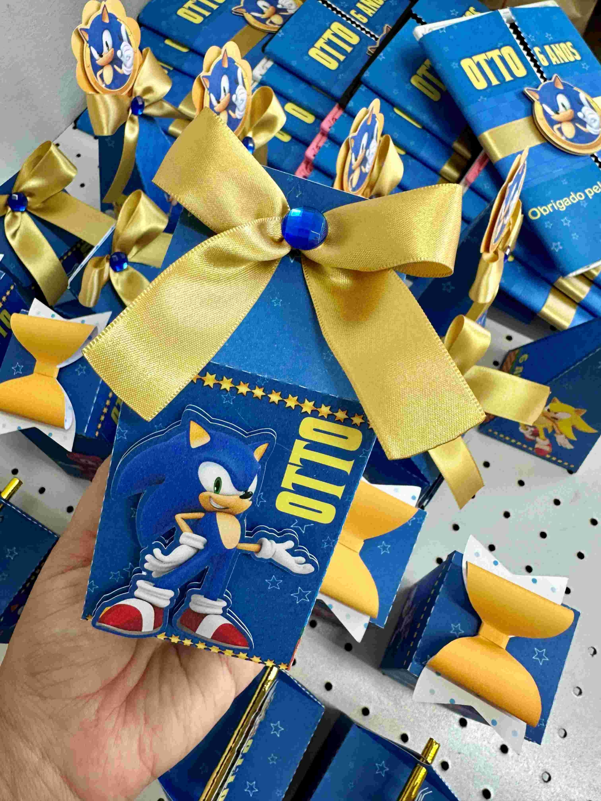 Papelaria personalizada Sonic Linha Clássica - Imagem 3