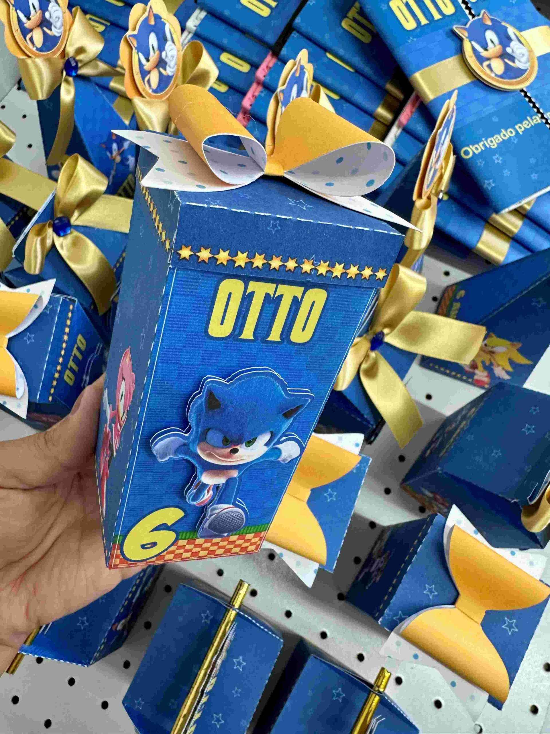Papelaria personalizada Sonic Linha Clássica - Imagem 4
