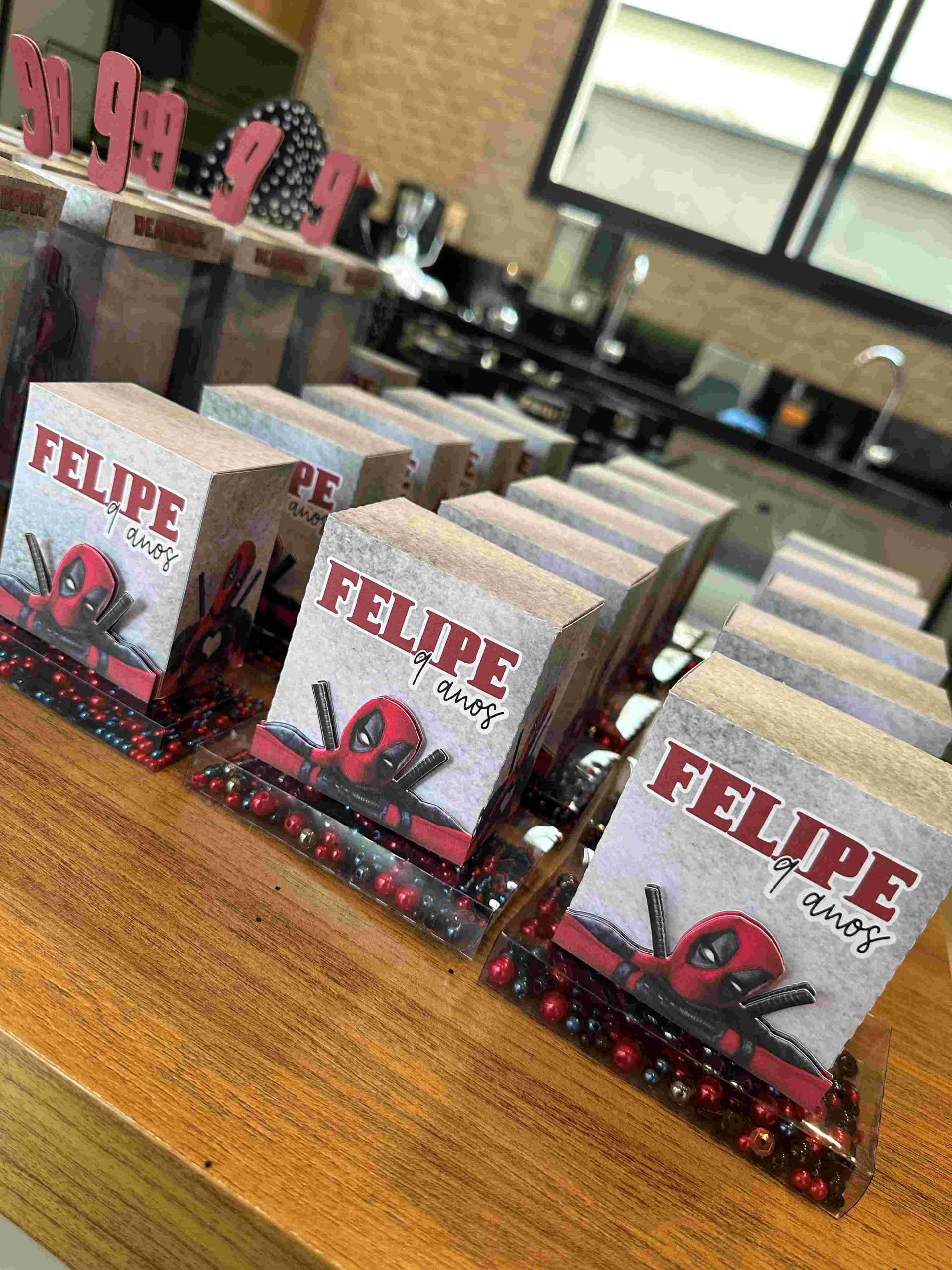 Papelaria personalizada Deadpool Linha Premium - Imagem 5