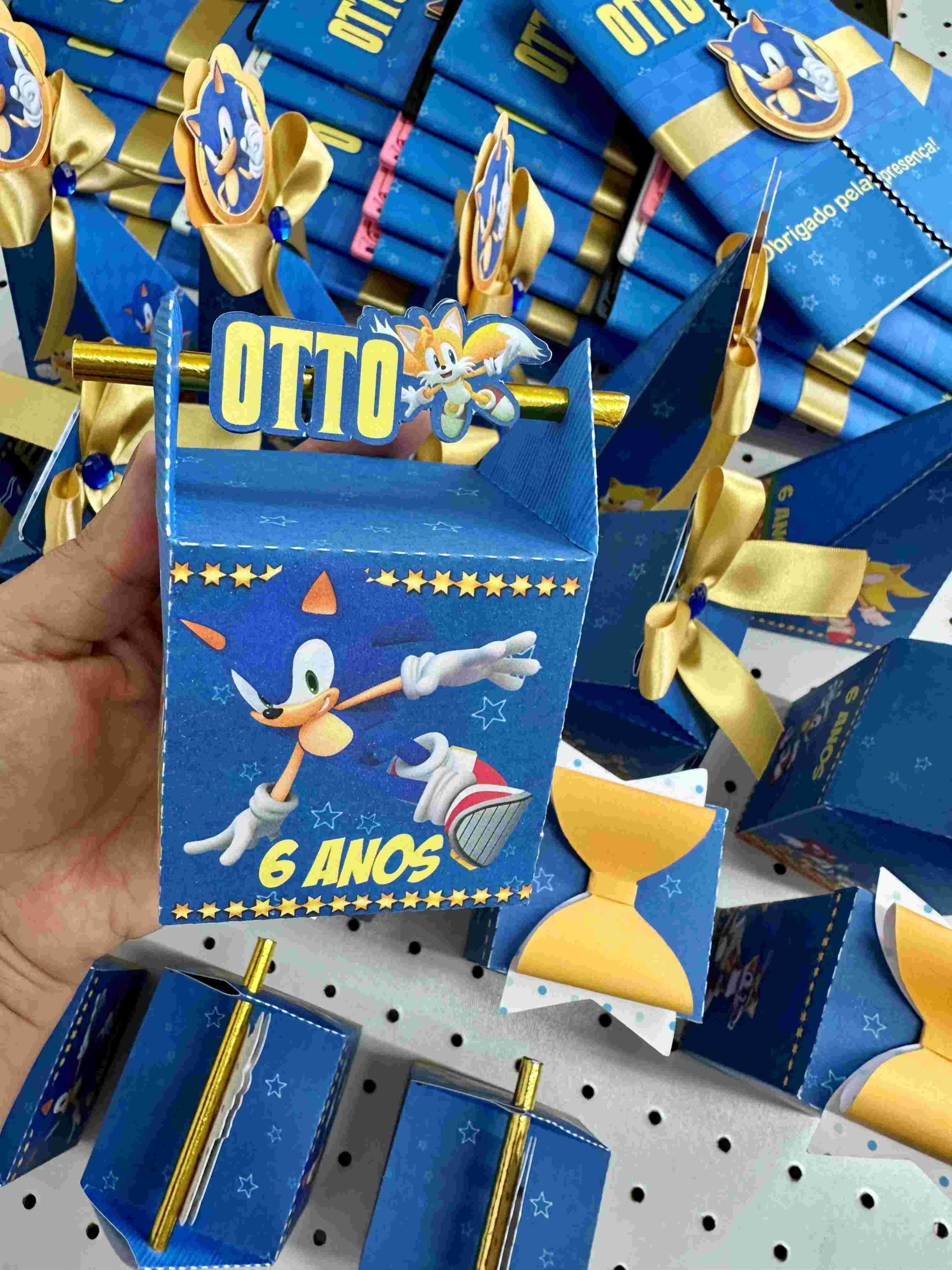 Papelaria personalizada Sonic Linha Clássica - Imagem 5