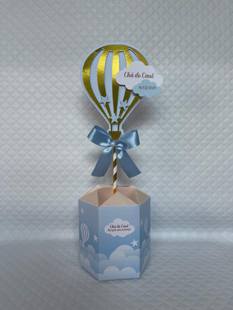 Centro de Mesa Personalizado Balão