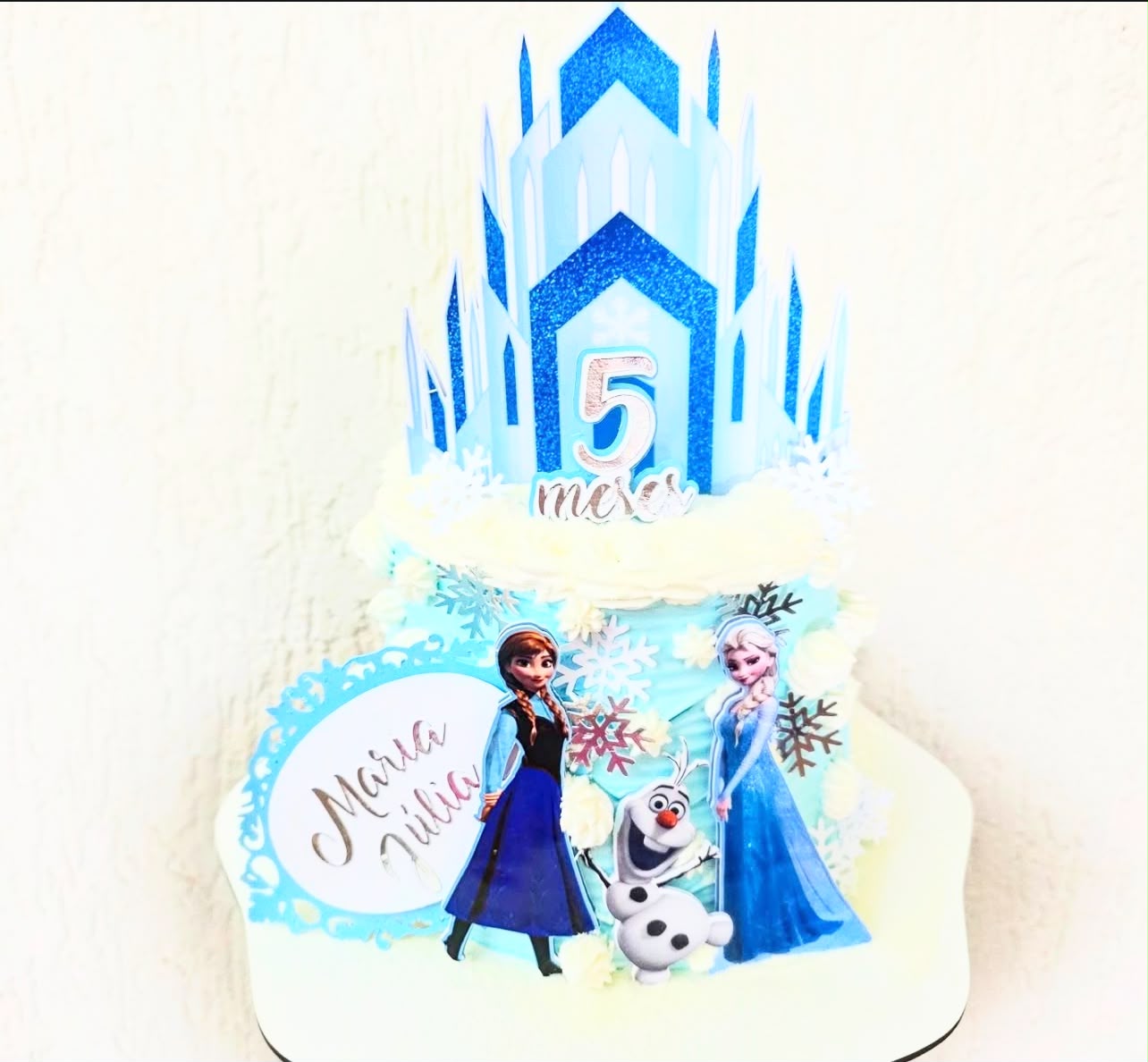 Topo de Bolo Personalizado | Frozen | Luxo