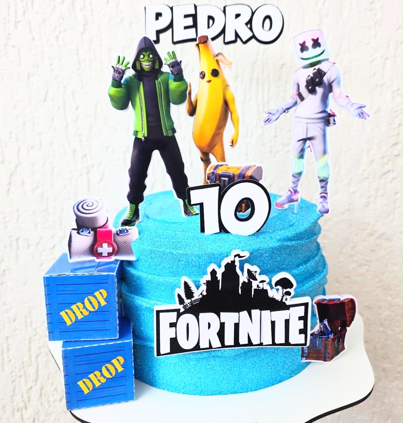 Topo de Bolo Personalizado | Fortnite | Premium